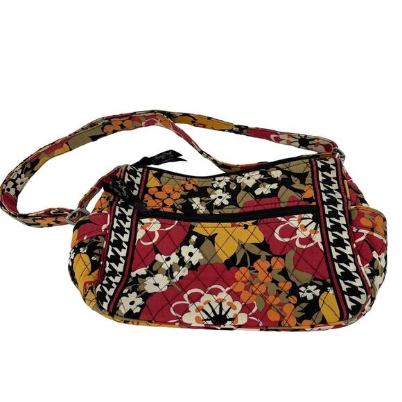 Vera Bradley Crossbody Bag Bittersweet Orange Pink Shoulder Handbag Quilted - Picture 1 of 12